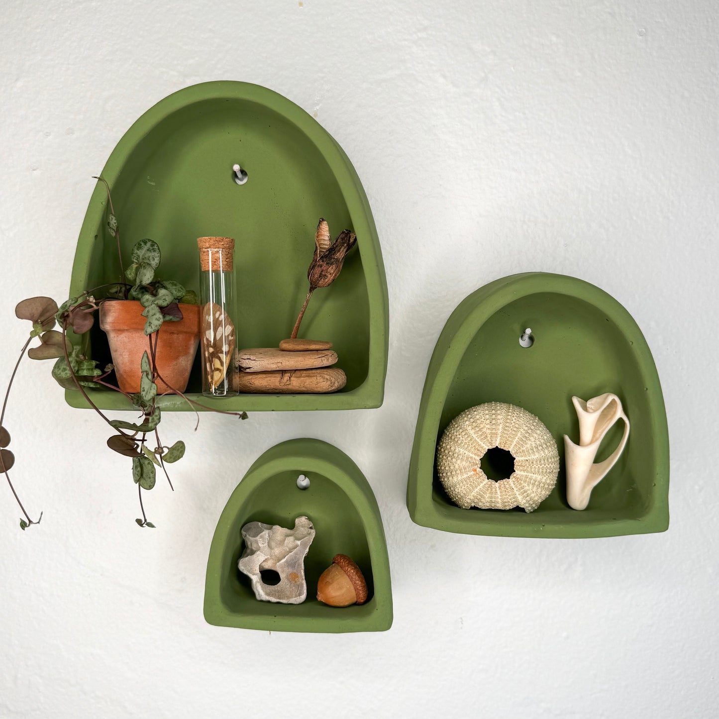 *SECOND* Cement Arch of Inspiration Trio in Moss